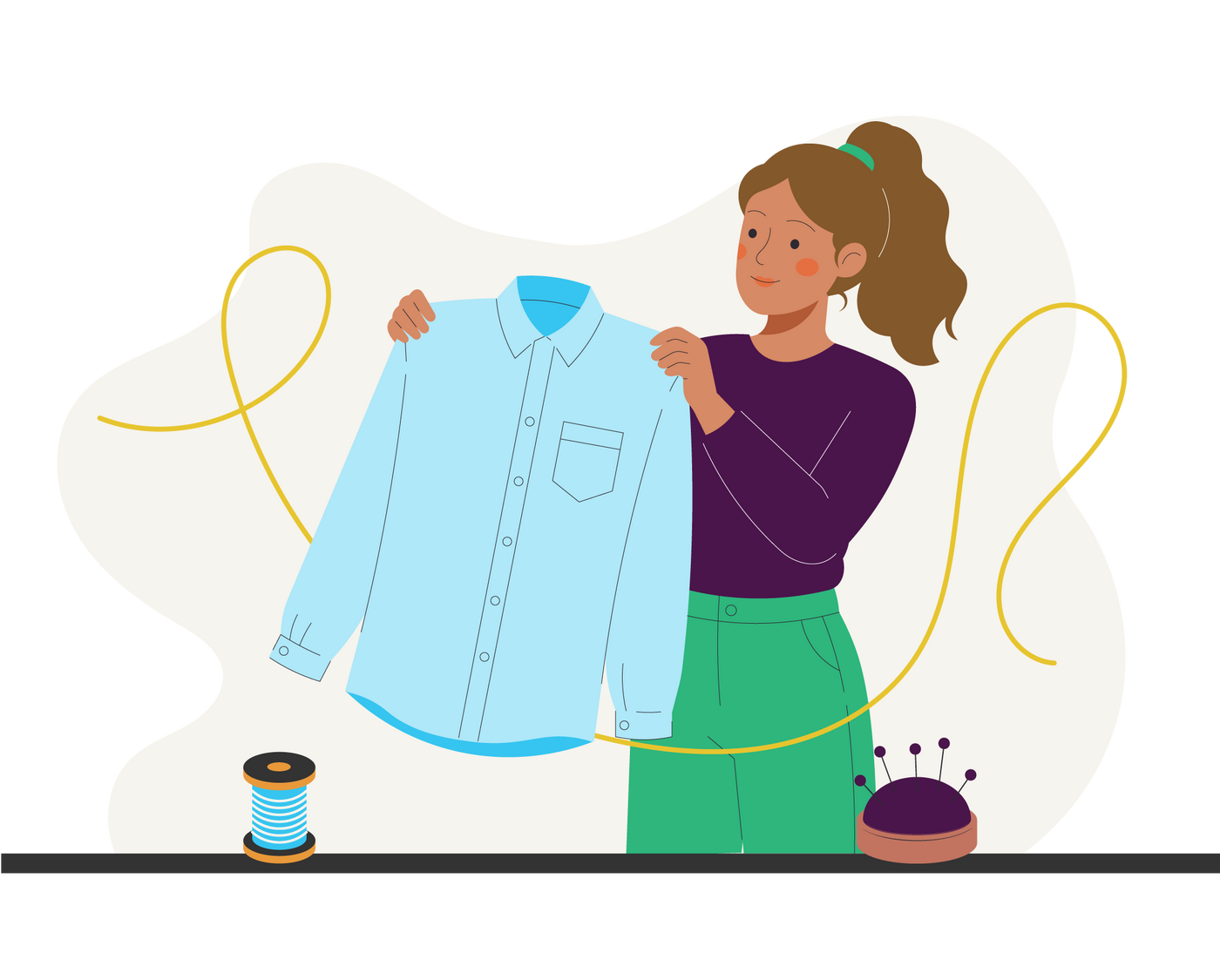 Intro to Garments Button Up Shirt