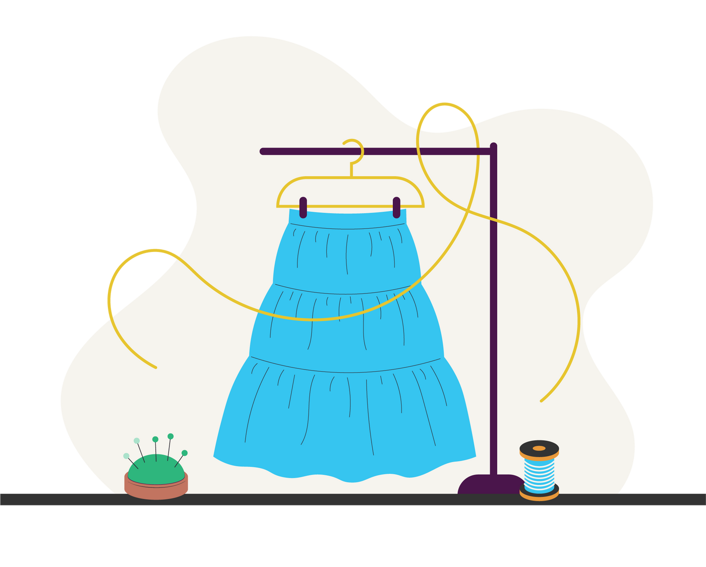 Tiered Skirt